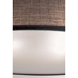 Plafoniera moderna abajur textil maro 3xE14/40W, Seda DL 7-617/3 Braun Orion